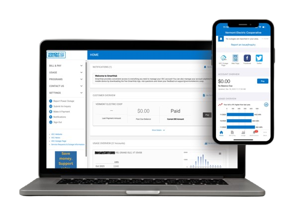 SmartHub account graphic